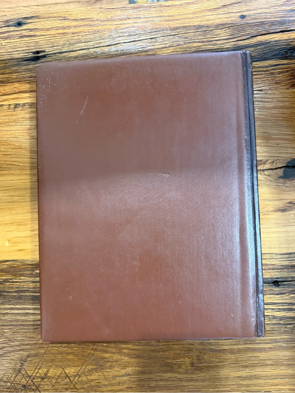 Vintage Western Leather Book - Brown - Picture 2 of 9
